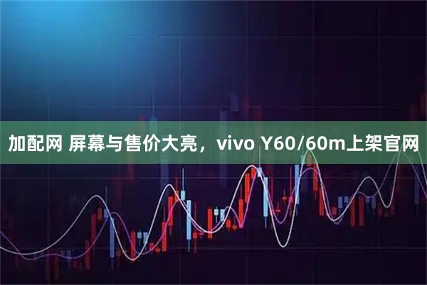 加配网 屏幕与售价大亮，vivo Y60/60m上架官网